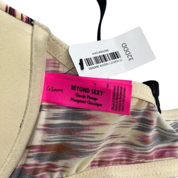NWT LA SENZA Beyond Sexy Classic Plunge Bra Sz 32DDD - Picture 5 of 8